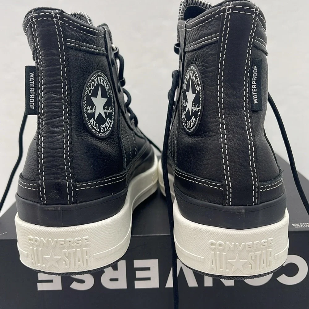 Converse WMNS Leather High-Tops A08555C CTAS EQUIP WP HI
BLACK/BLACK/VINTAGE WHT - Picture 13 of 16